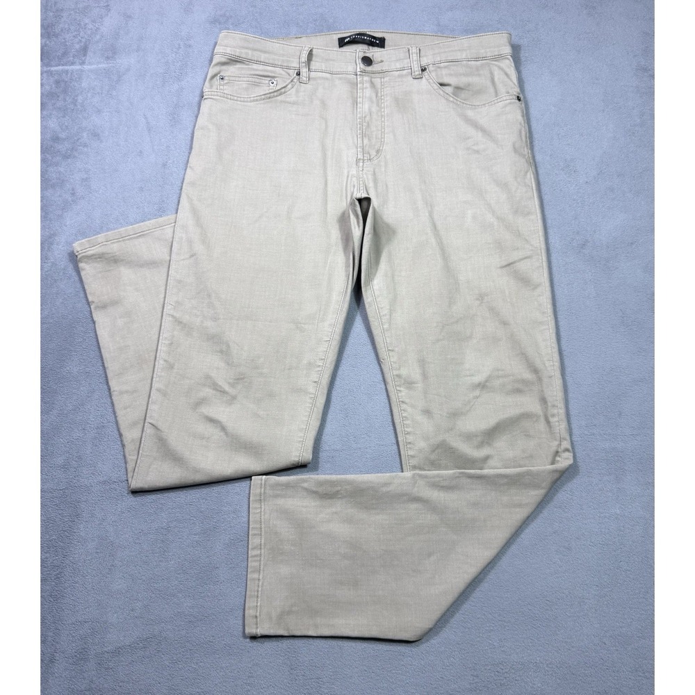 Travis Mathew Jeans Mens 34x31 Beige Performance Athletic Slim Stretch Normcore